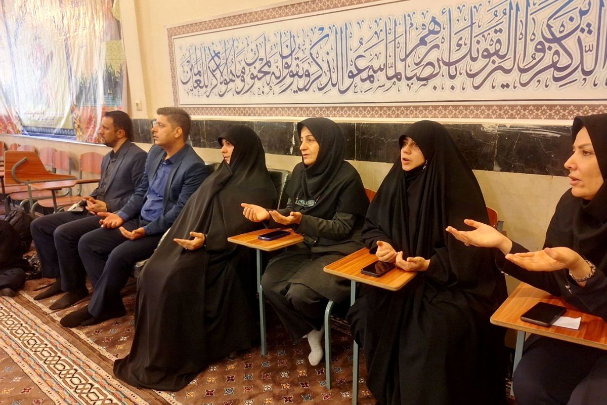 مراسم عزاداری نوگلان فاطمی در دارالقرآن حجت الاسلام قرائتی