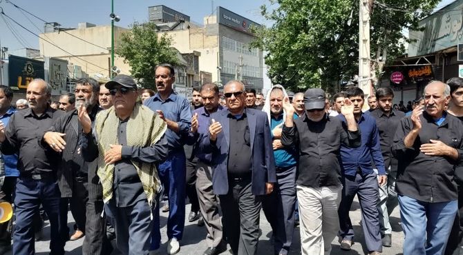 اجتماع عزاداران عاشورای حسینی در یاسوج 