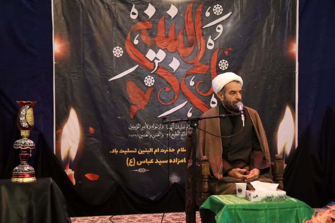 مراسم وفات حضرت ام البنین (س) در امامزاده عباس بن موسی (ع) بجنورد 