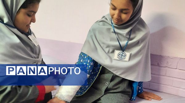 مانور زلزله در دبستان پنجم مهر