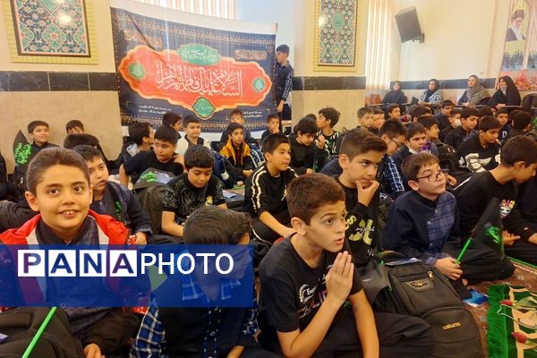 مراسم عزاداری نوگلان فاطمی در دارالقرآن حجت الاسلام قرائتی