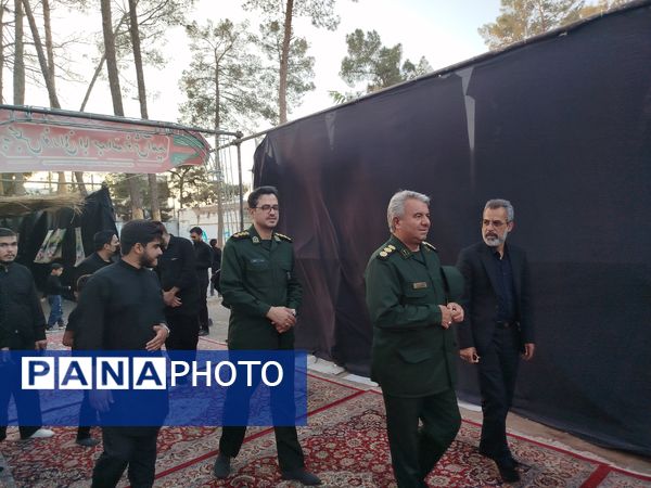 بازدید مسئولان بسیج کاشمر از هیئت دانش آموزی انصار المهدی (عج) رهروان شهدا و قاسم بن الحسن 