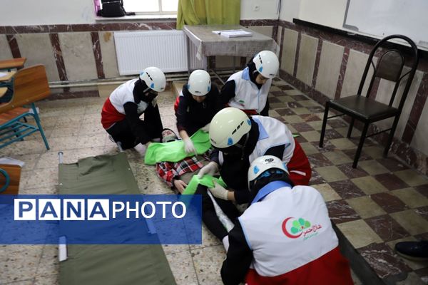 بیست و هفتمین مانور سراسری زلزله در آذربایجان شرقی