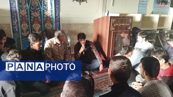 هیئت هفتگی در دبیرستان شاهد ابوذر غفاری نیشابور