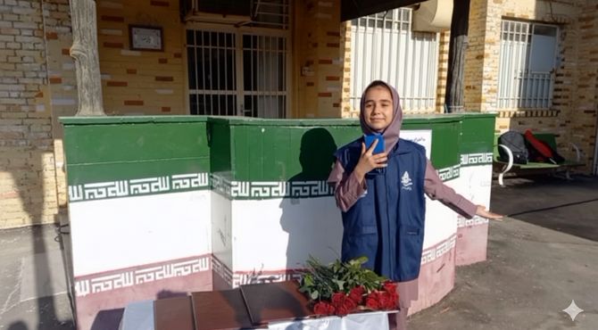 جشن میلاد حضرت زینب (س) در دبستان دخترانه معلم ناحیه یک یزد