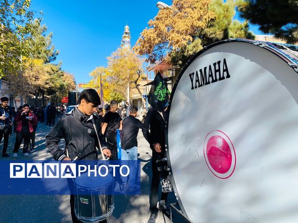 نوگلان حسینی باخرز در سوگ شهادت حضرت فاطمه(س) به عزاداری پرداختند