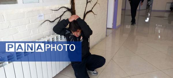 مدرسه شهید فاضل شهرکرد میزبان مانور زلزله و آمادگی دانش‌آموزان