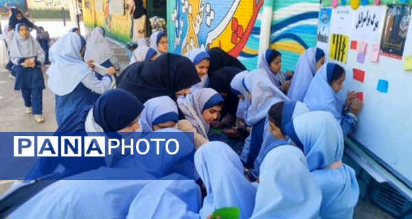روز جهانی کودک و تخم مرغ در مدرسه شاهد خیر سجادی 