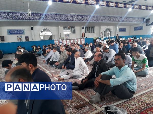 حضور پرشور مردم ولایتمدار شهرستان شیروان در نماز جمعه 