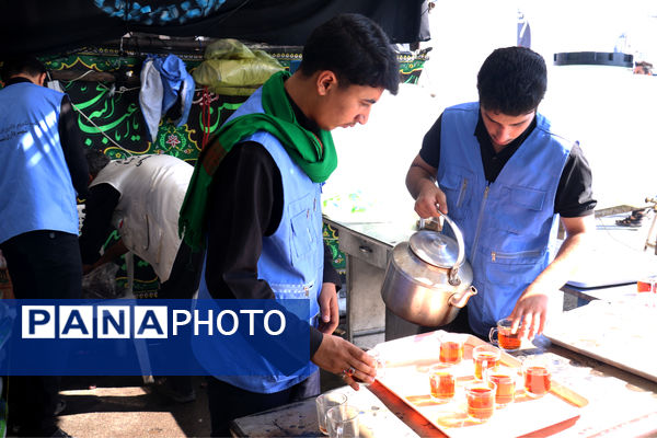 موکب اربعین شهدای فرهنگی و دانش‌آموزی شهرستان بناب