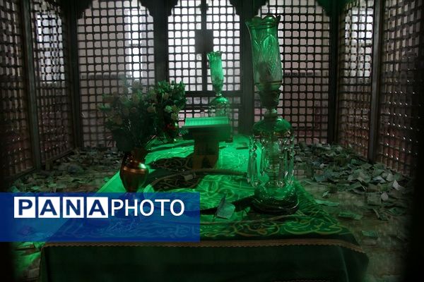 جشن نیمه شعبان و محفل انس با قرآن کریم در آستانه امامزاده سید لطیف(ع) نسیم‌شهر