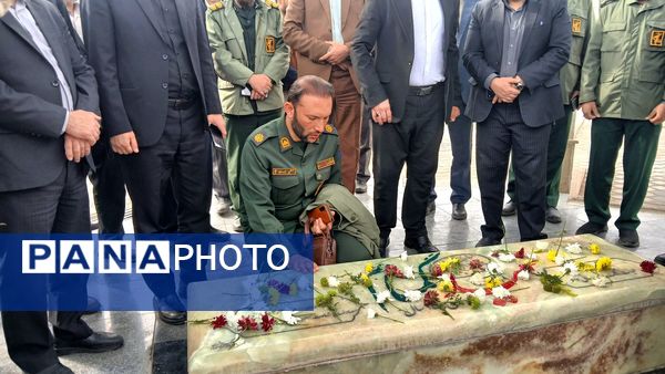 نخستین سالگرد تدفین شهید گمنام در مسجد ولیعصر(عج) نظرآباد