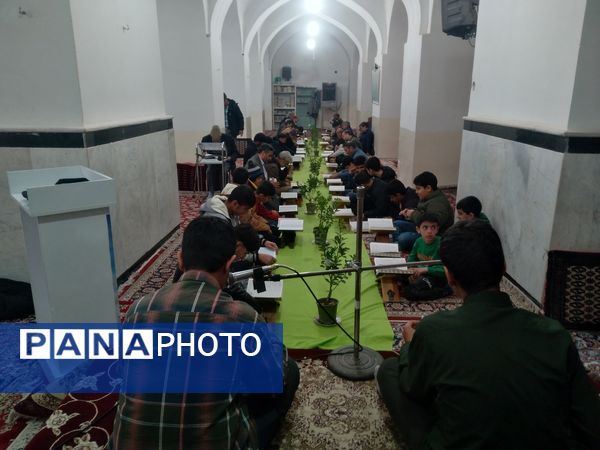 جلسه جزء خوانی قرآن کریم در شهرستان خلیل آباد 