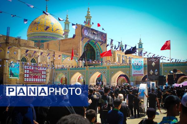 عزاداری رحلت پیامبر(ص) و شهادت امام حسن(ع) در صحن آستان مقدس سلطانعلی(ع) مشهداردهال کاشان