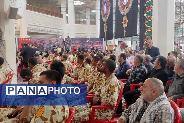 مراسم چهلمین روز شهدای جنگ 12 روزه تهاجم رژیم صهیونیستی در شیراز 