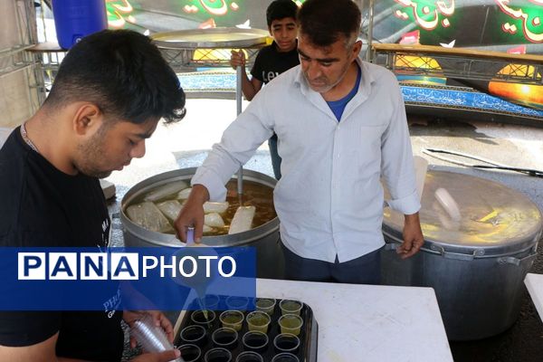 امروز خیابانهای شهر صفادشت، میزبان جاماندگان اربعین حسینی بود 