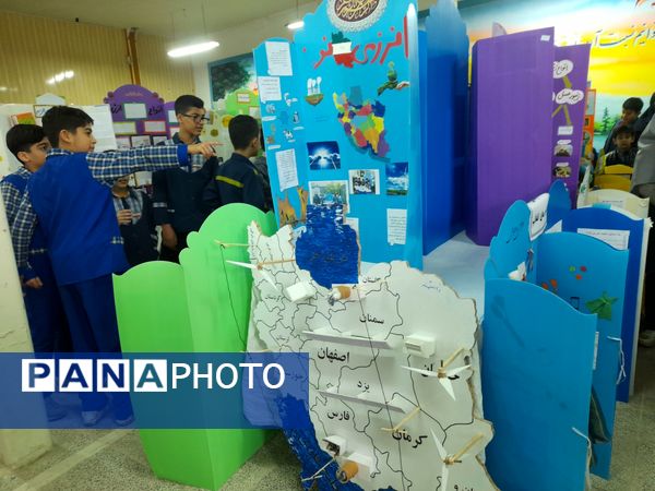 نمایشگاه طرح جابر در دبیرستان بیت المقدس قائمشهر