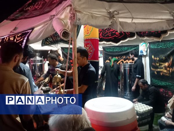 مراسم شام غریبان درناحیه 6 مشهد
