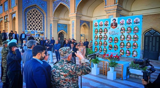 نمایش اقتدار بسیج در کاشمر