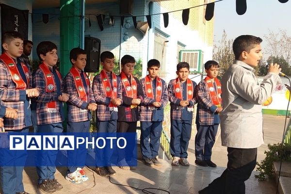 مراسم عزاداری شهادت حضرت زهرا(س) در مدارس کهریزک 