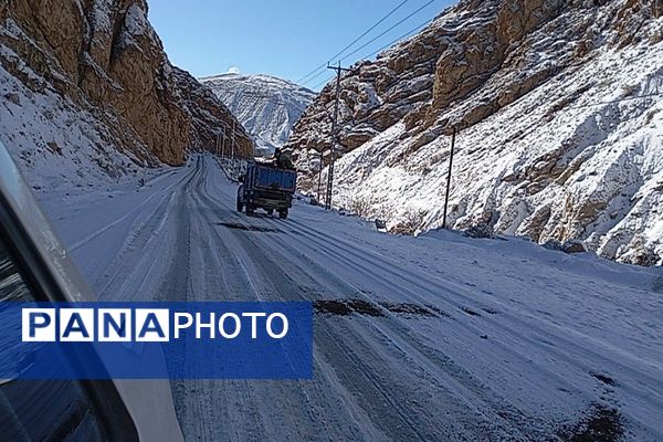 اولین برف زمستانی در بار