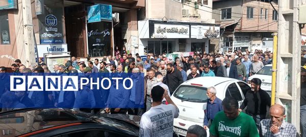 مراسم تشییع پیکر شهید امنیت در سوادکوه