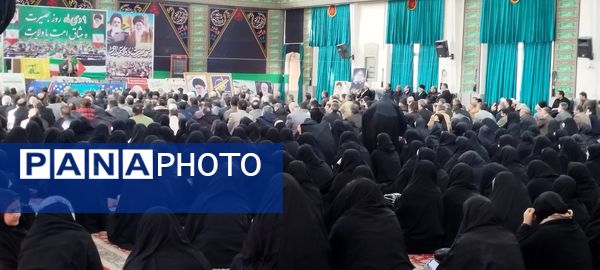 مراسم گرامیداشت حماسه ۹ دی روز بصیرت و میثاق امت با ولایت در شهرستان خلیل آباد