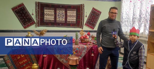 جشن یلدایی در مدرسه شهدای فرهنگی شهرستان شیروان