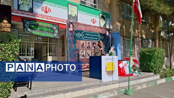 عطر شهادت در کلاس درس ؛ دانش آموزان شاهد وصال میزبان شهید گمنام شدند