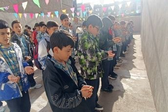 صبحگاه از جنس دبستان شکیب دیدنی است 