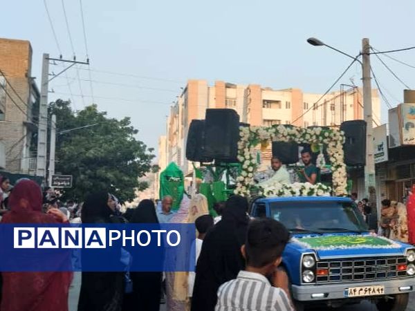 آیین سنتی منبر گردانی در شهرستان میناب 