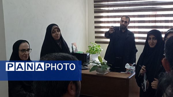 دیدار نوروزی مدیرکل آموزش و پرورش مازندران با کارکنان آموزش و پرورش محمودآباد 