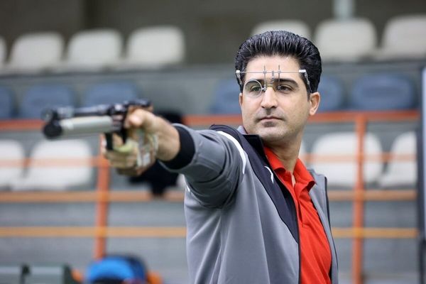 جام جهانی تیراندازی؛ گل‌خندان در تپانچه ۱۰ متر پنجم شد