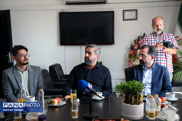 بازدید رئیس دانشگاه فرهنگیان و معاون نظارت سازمان ملی تعلیم و تربیت کودک کشور  از خبرگزاری پانا