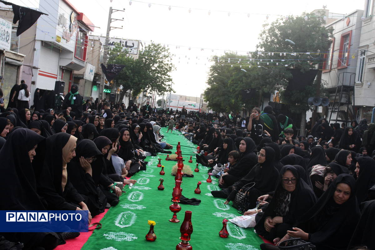 برپایی سفره حضرت رقیه(س) در زنجان