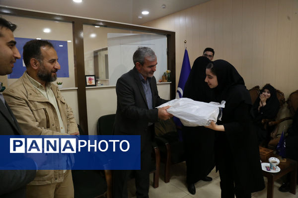 حضور مدیرکل آموزش و پرورش آذربایجان شرقی در خبرگزاری پانا به‌مناسبت سالروز تاسیس این رسانه