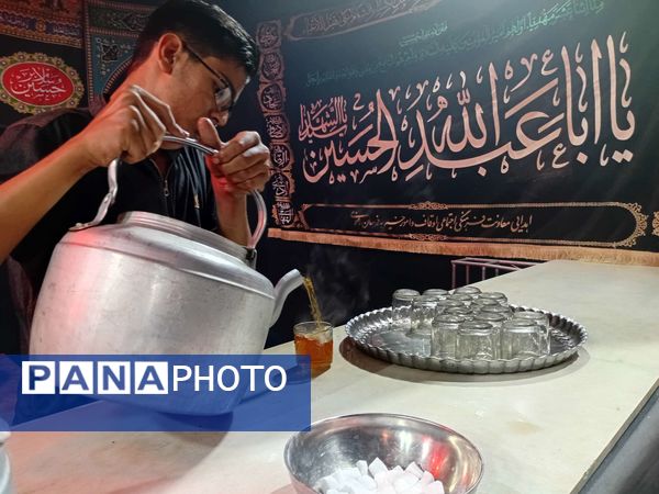 برپایی موکب پذیرایی در ایام محرم در شهرستان کاشمر