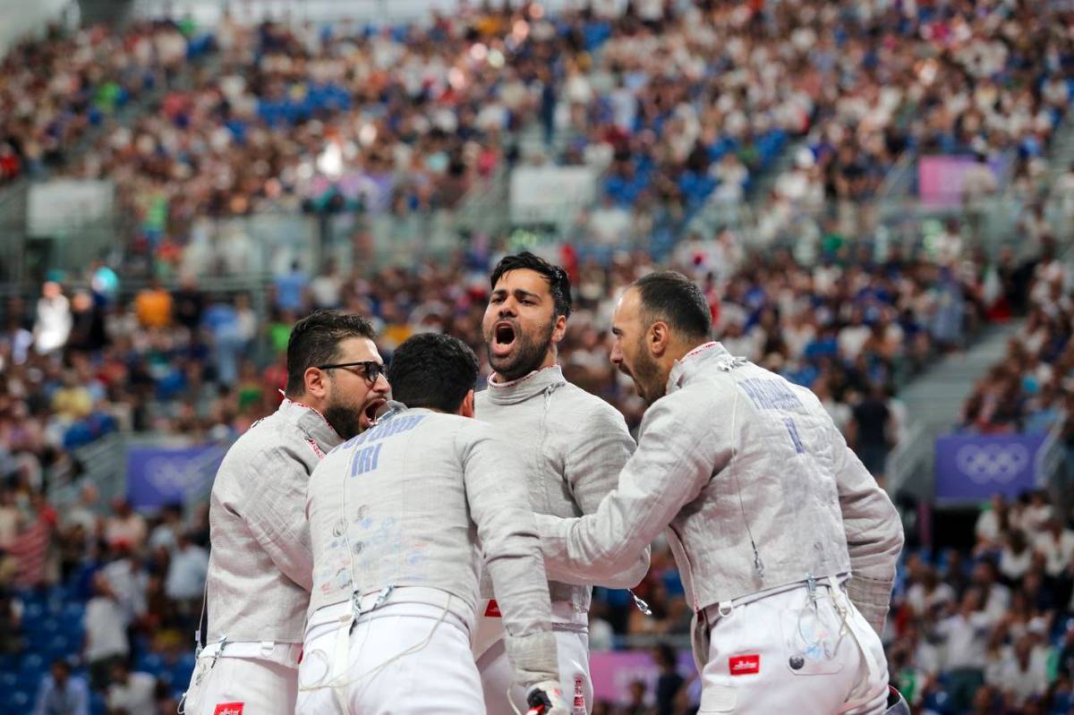 شمشیربازی ایران در بین چهار تیم برتر المپیک  