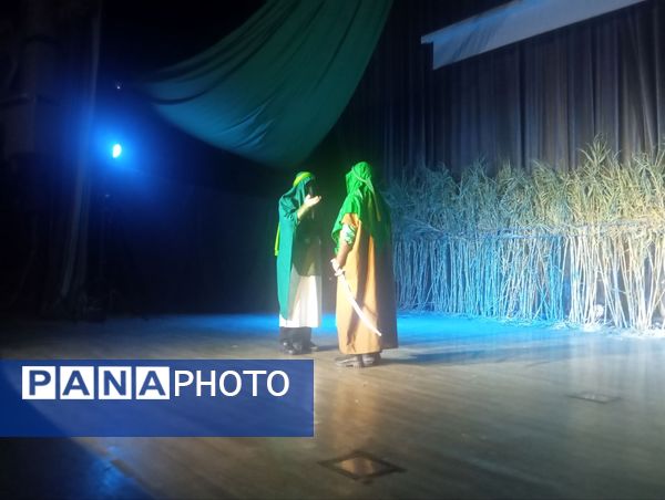 شب سوم نمایش واره کاروان عشق در نیشابور 