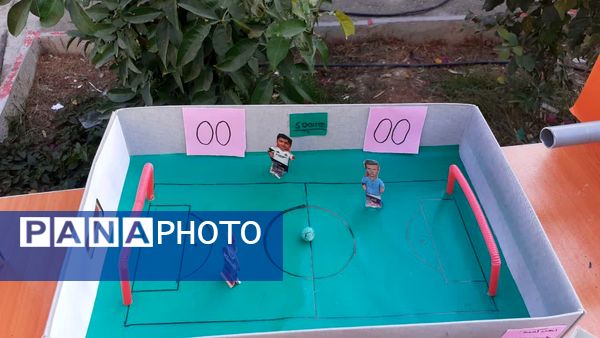 افتتاحیه نمایشگاه دست‌سازه المپیاد ورزشی درون مدرسه‌ای 