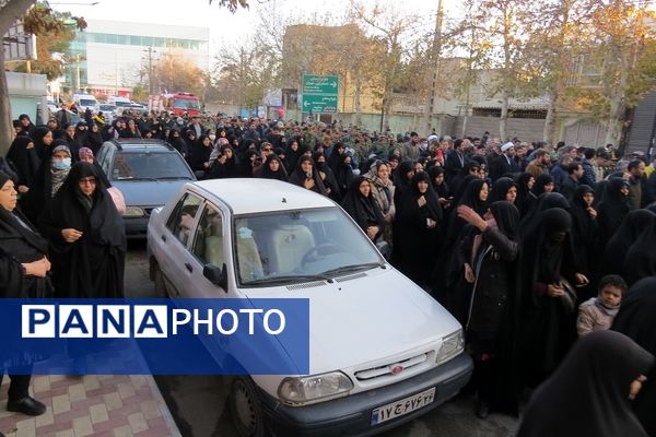 استقبال از شهدای گمنام در شهرستان بجنورد 