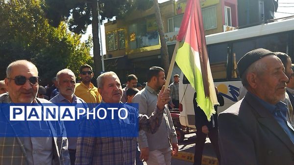 راهپیمایی بشارت نصر در نیشابور 