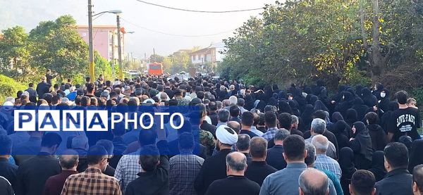 تشییع پیکر شهید امنیت در املش