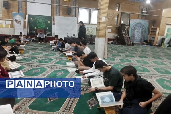 مراسم اعتکاف پسران آسمانی در مسجد علی ابن ابیطالب 