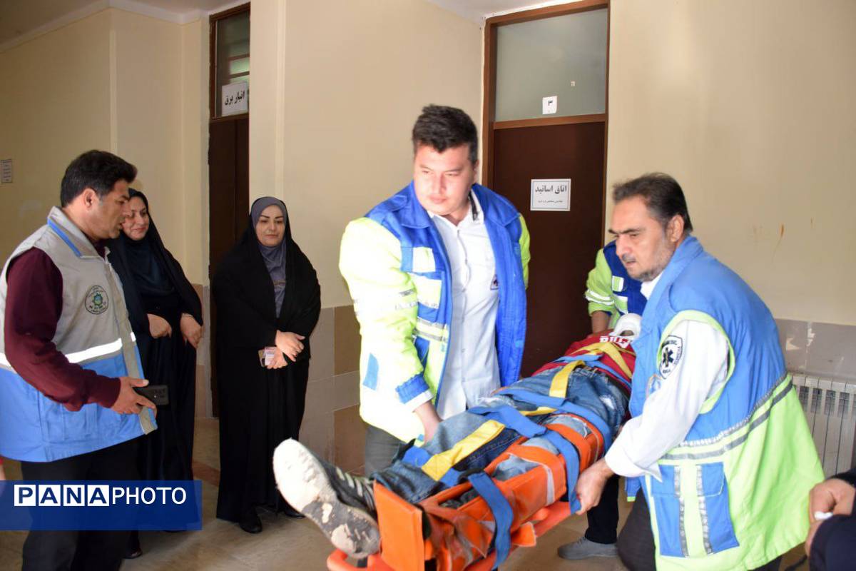  مانور زلزله در کردکوی