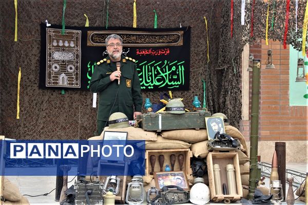 جلوه‌هایی از یادواره شهدا در دبستان استثنایی باغچه‌بان قم