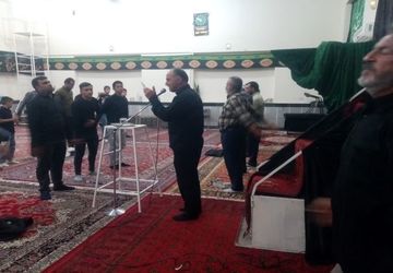 عزاداری دهه اول محرم در مسجد حضرت ابوالفضل(ع) شهر تیتکانلو