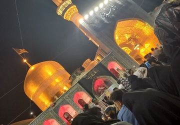 مشهد مقدس میزبان عزاداران امام رئوف 