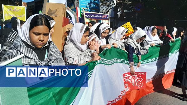 راهپیمایی ۱۳آبان در نیشابور 