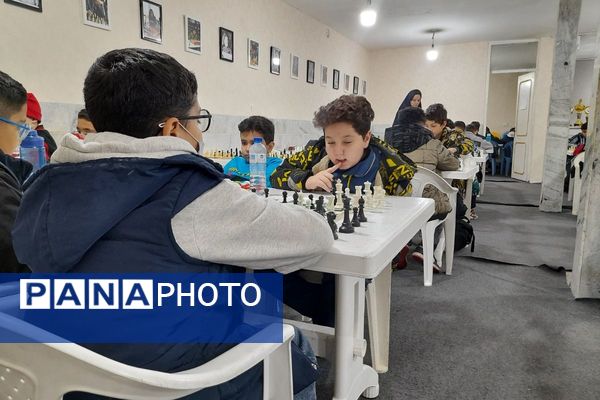 مسابقات منطقه ای شطرنج در مقطع ابتدایی در شهرستان قدس